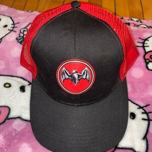 Bacardi Black and Red Trucker Hat